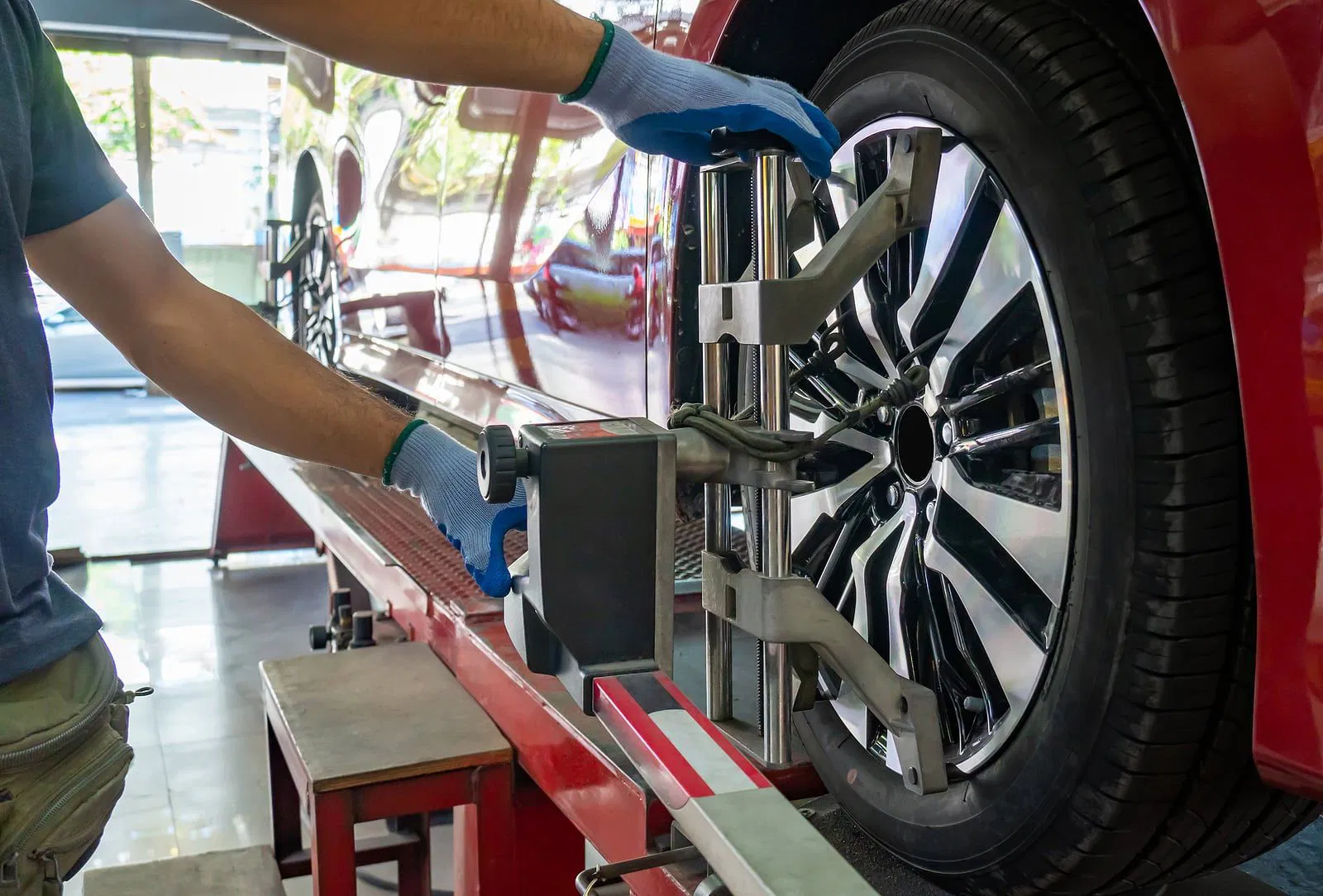 Hunter wheel alignment system