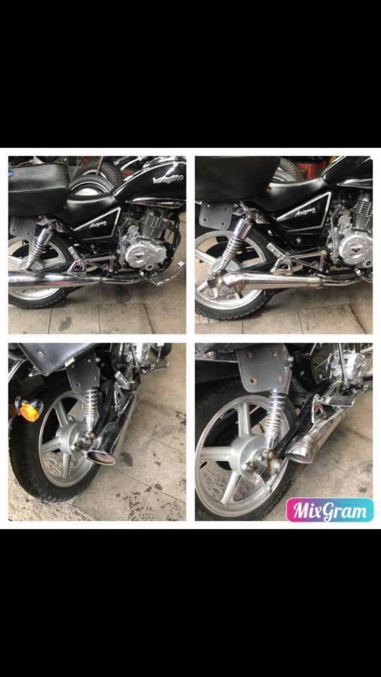 Custom motorcycle exhaust